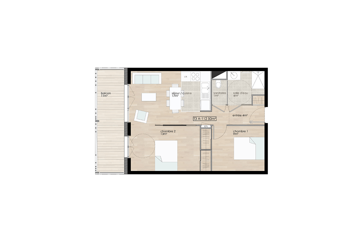 logements collectifs station 015